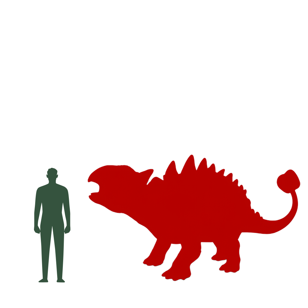 Size Comparison of Dino to a human